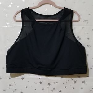 Torrid Black Mesh Sports Bra Size 5